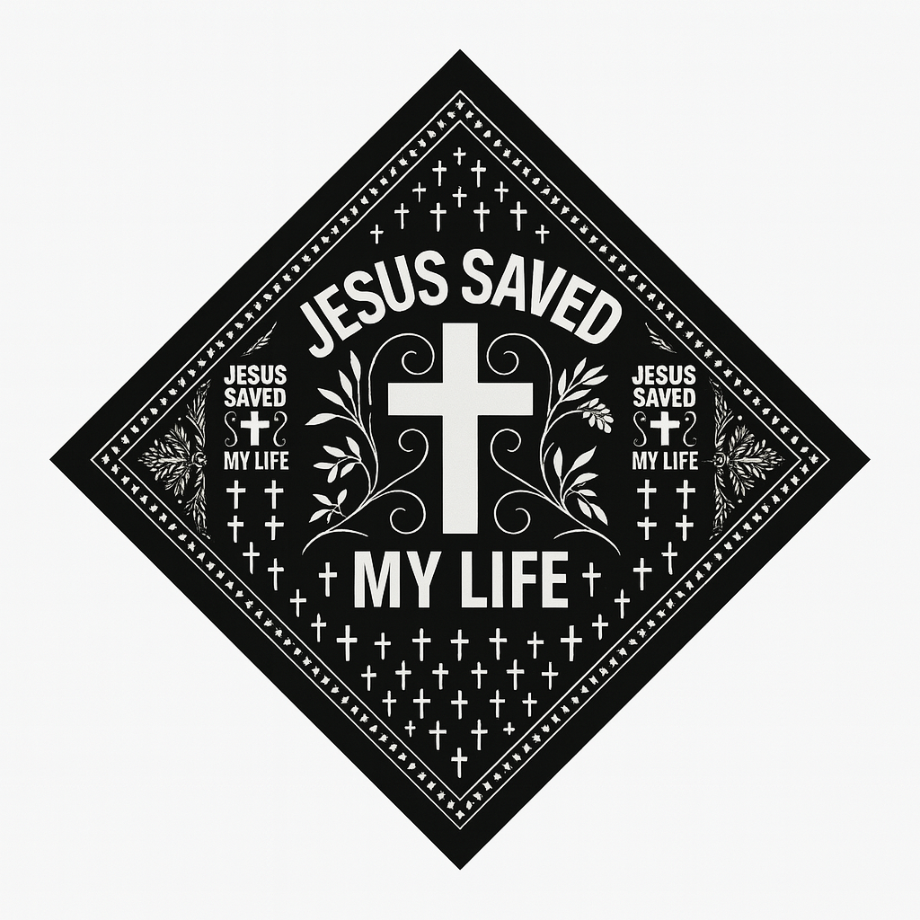 Jesus Saved My Life Classic Bandana