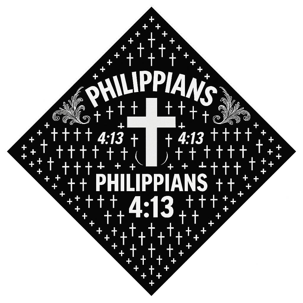 Philippians 4:13 Bold I Bandana