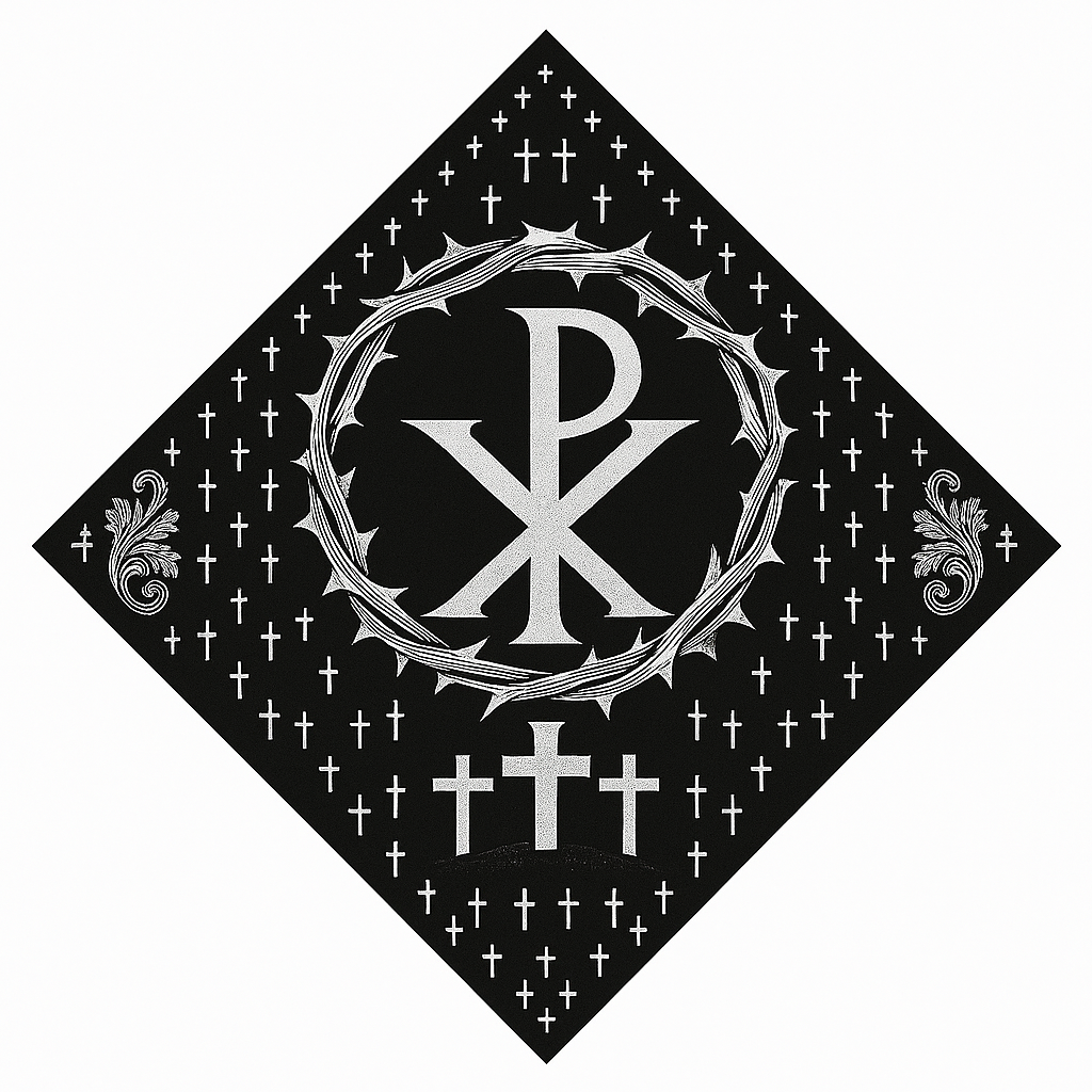Crown of Thorns and Chi-Rho Bandana