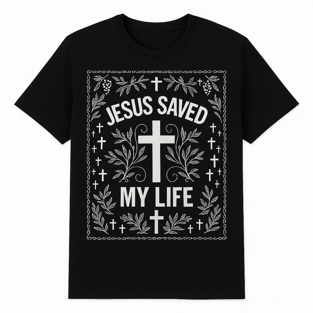 Jesus Saved My Life Faith T-Shirt II